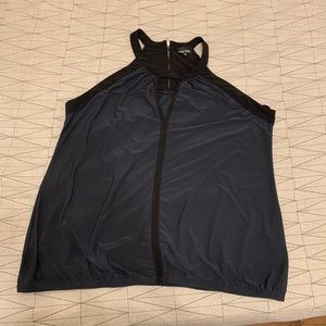 Sexy black city chic blouse